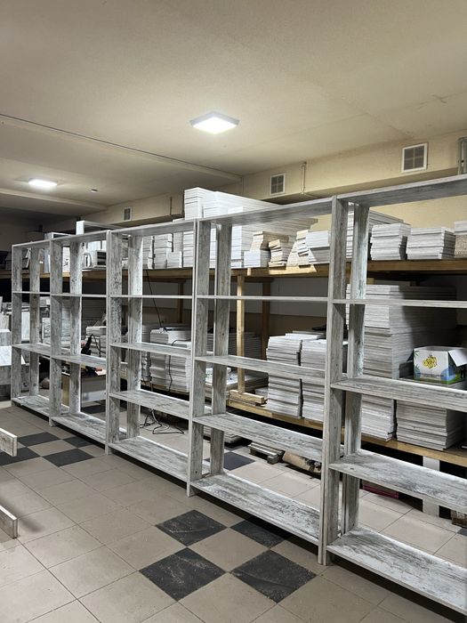 Стелажі універсальні . З ламінованої плити  Кантрі . Трубчеті