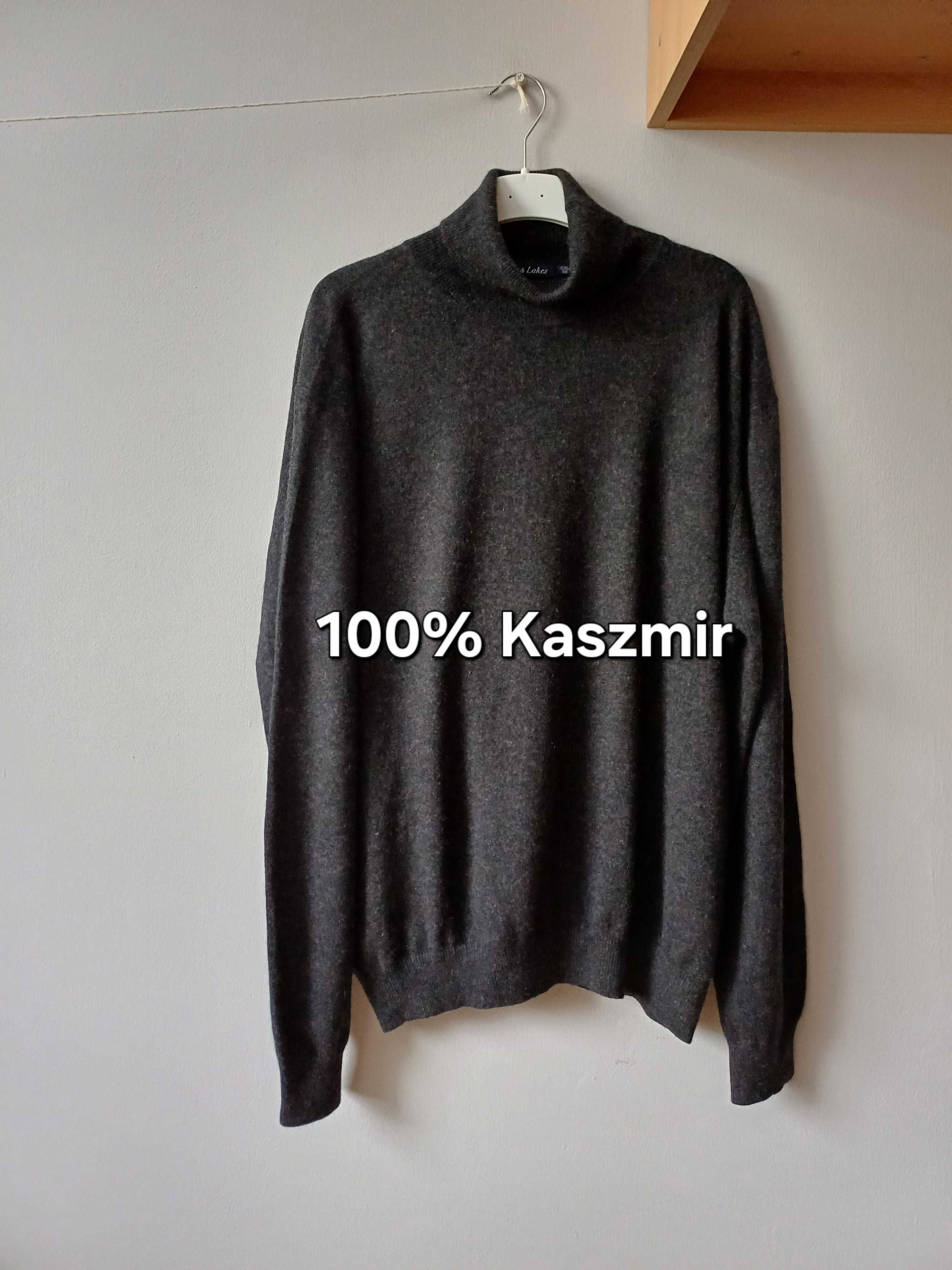 Rover & Lakes kaszmirowy golf rozmiar XXXL