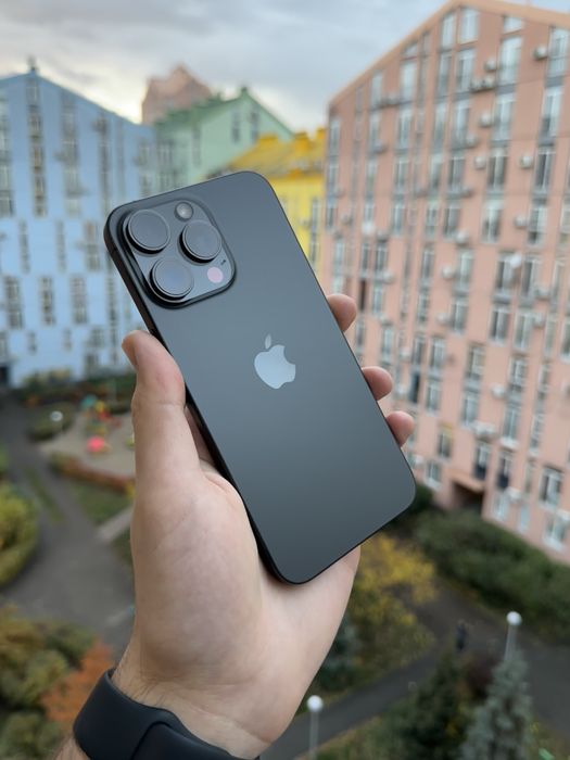 97% Аккум Идеал iPhone 15 Pro Max 256Gb Black Titanium Neverlock Айфон