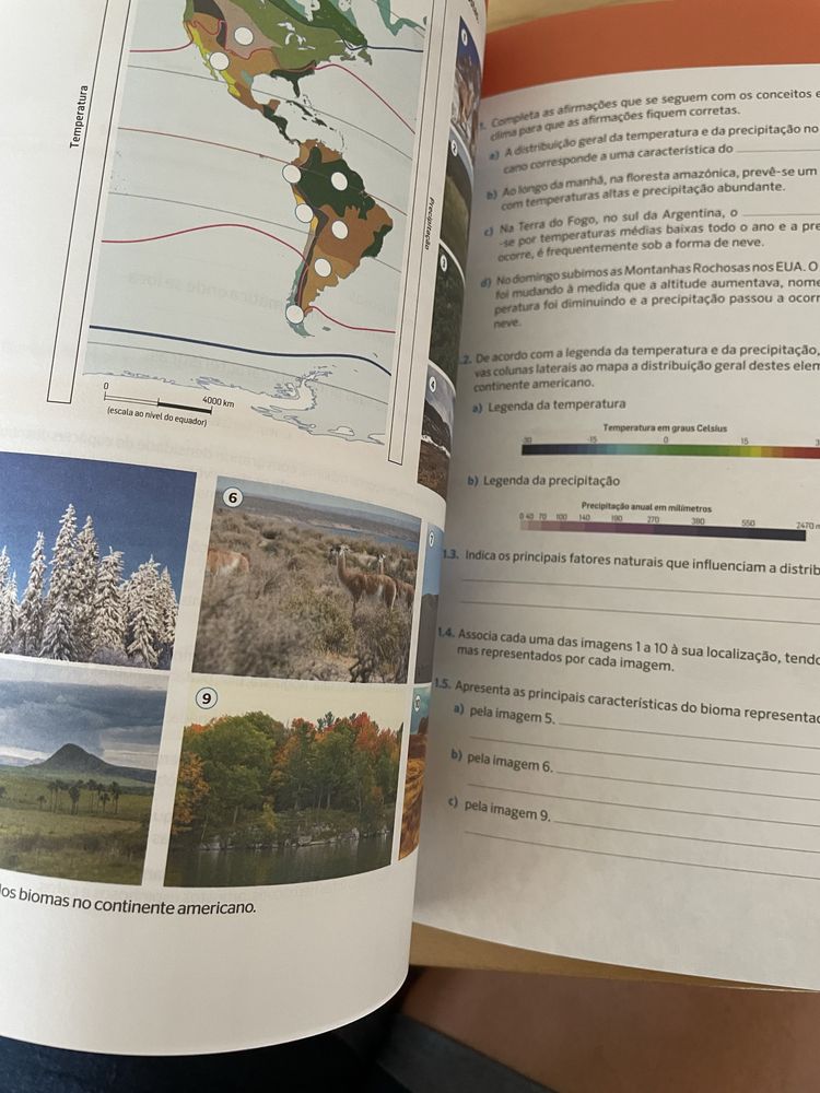 Livro actividades Geografia 7 ano - como novo