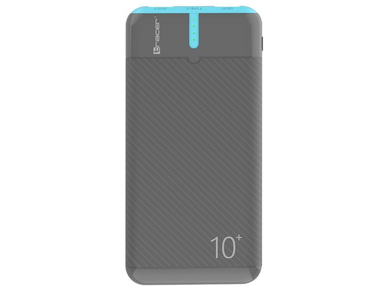 Powerbank Tracer EnerGo 10000mAh Szary/Niebieski