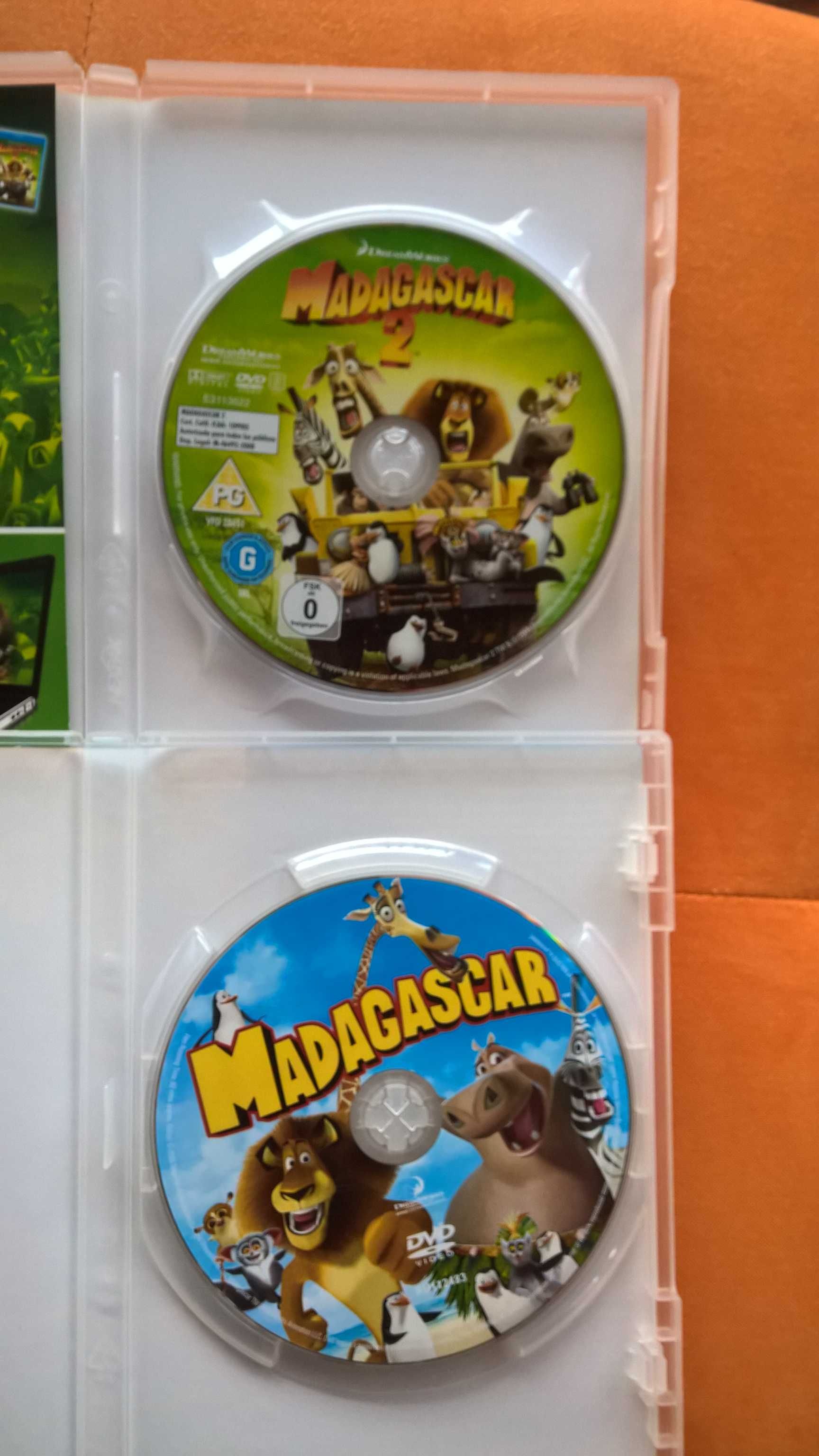 DVD bajka Madagaskar 1 i 2 Oryginały!