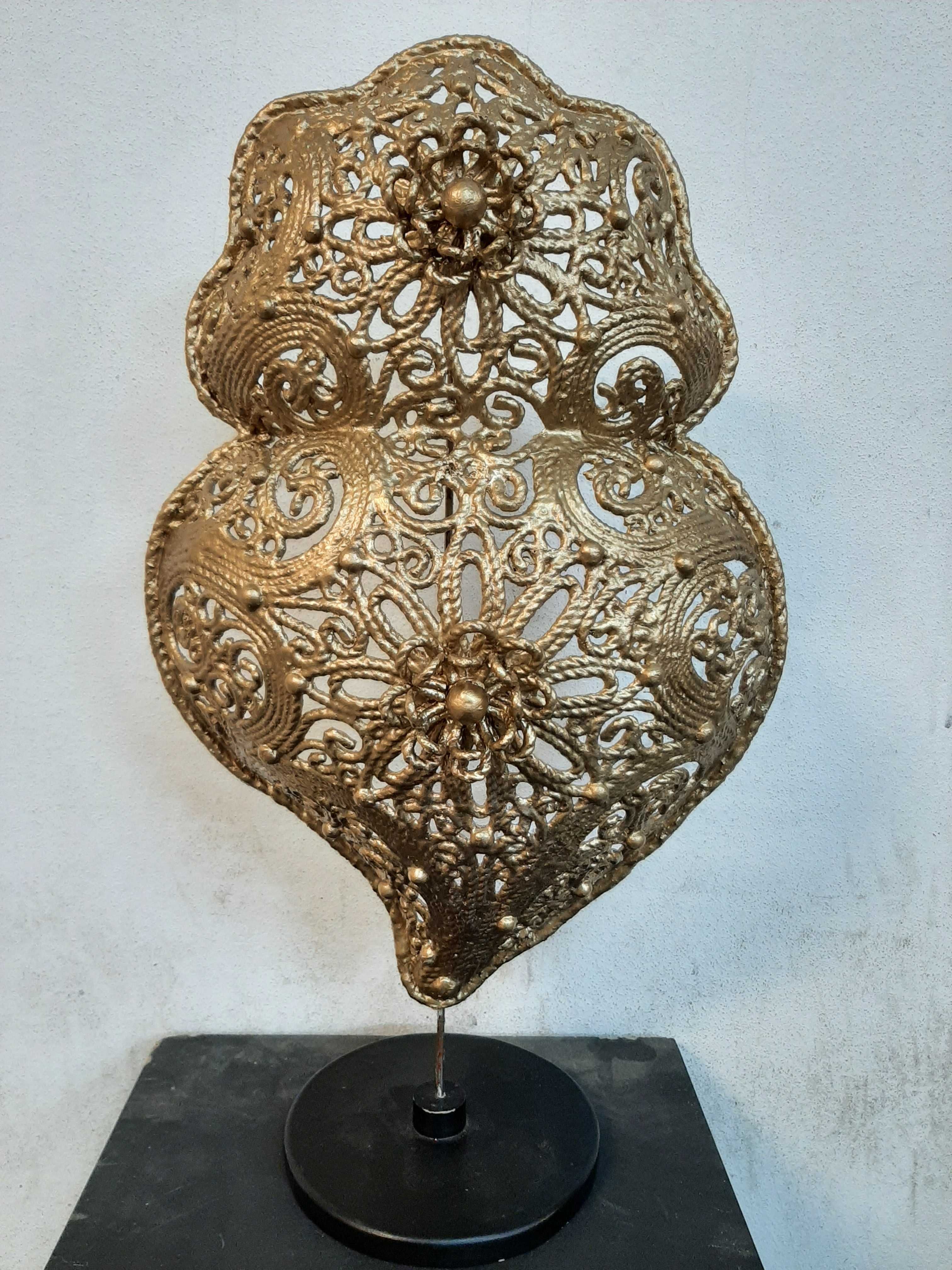 Coração de Viana em corda
