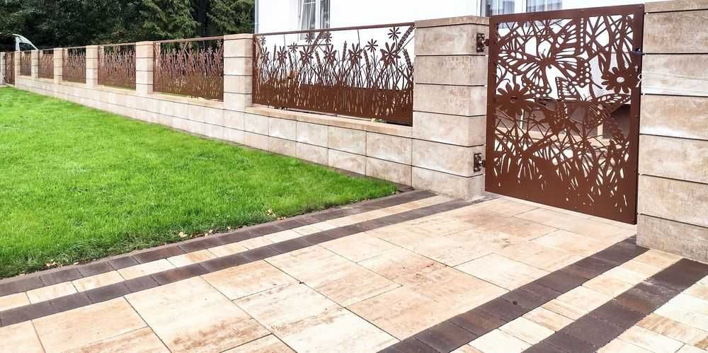 Panele-przęsła CNC - Ogrodzenie metalowe - Balustrada balkonowa -Bramy