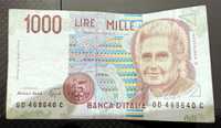 Nota 1000 Liras, 1990