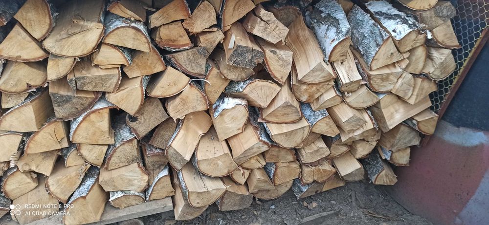 Drewno kominkowe Brzoza Akacja sosna