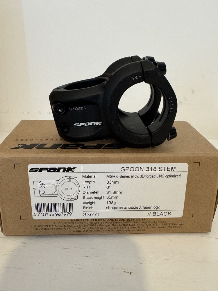 Avanço Spank SPOON 318 STEM Ø-31.8 mm