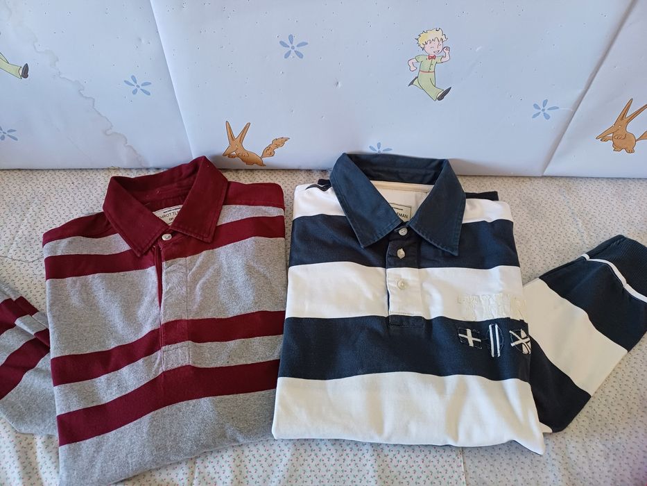 Polos de marca tamanho S.