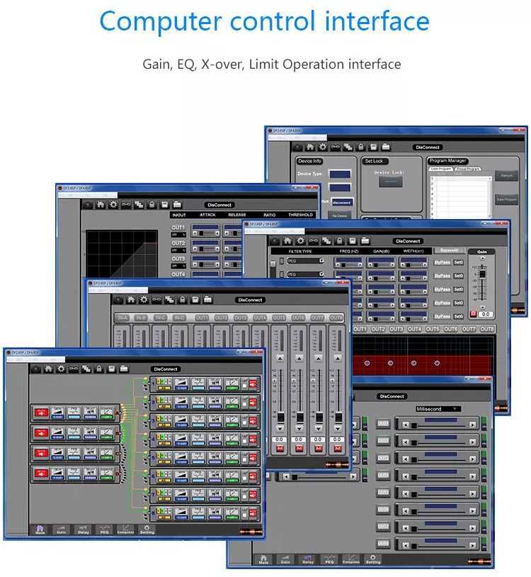 DF4.8DSP audio system procesor /crossover/ procesor dźwięku dsp