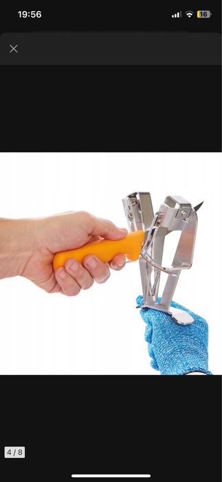 Nierdzewna ostrzałka do noży