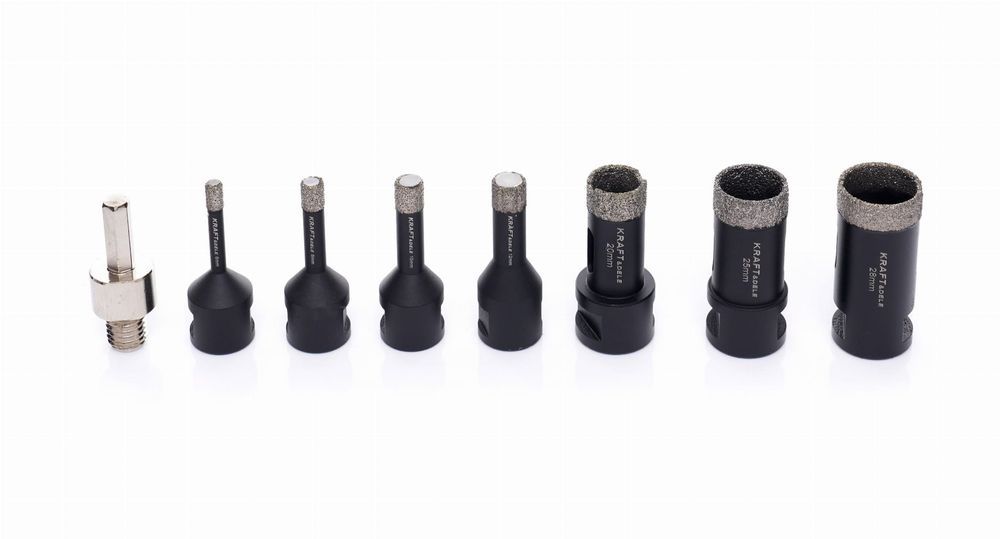 Zestaw otwornic diamentowych 12el+walizka KD11227