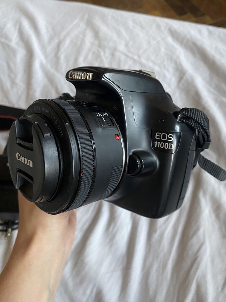дзеркальний фотоапарат canon 1100D+ EF 50mm f/1.8 STM