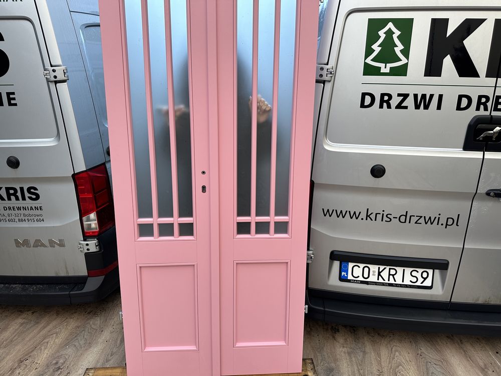 Drzwi wewnętrzne drewniane 900 OFERT cała PolskaRóżowe Na każdy wymiar