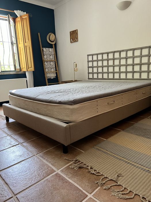 Colchão de molas + sobrecolchão ikea 160cm