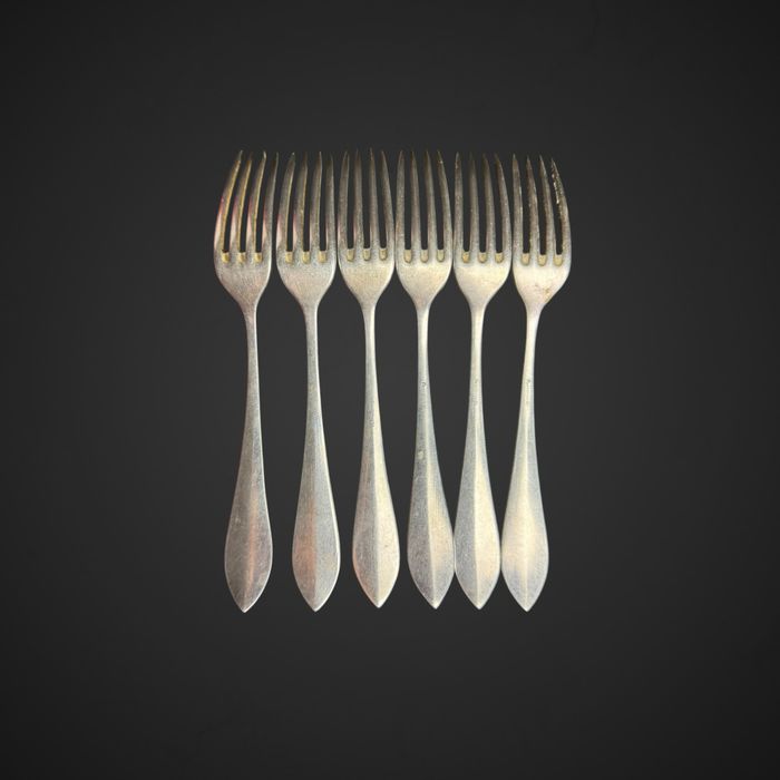 Komplet sztućcy dla 6 osób plater Fraget art deco B5/061501