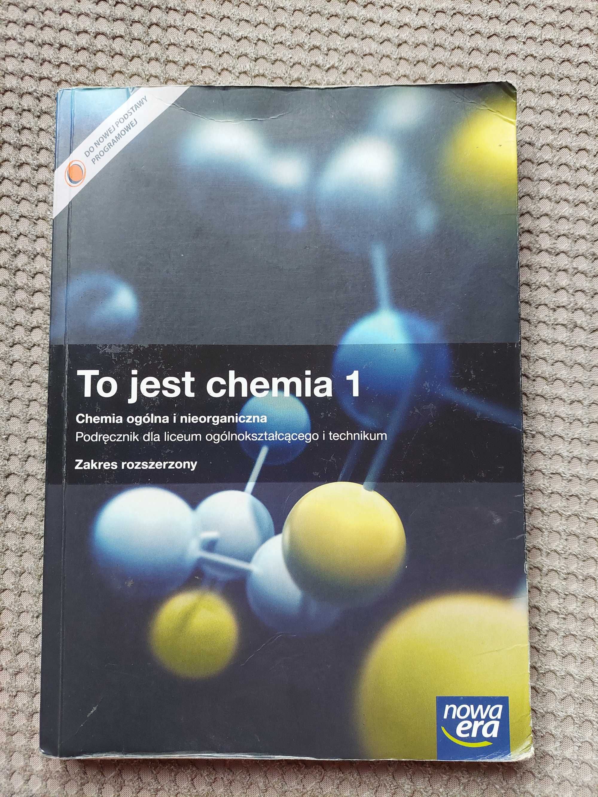 podręcznik i CD-matura "To jest chemia 1" zak. rozszerzony