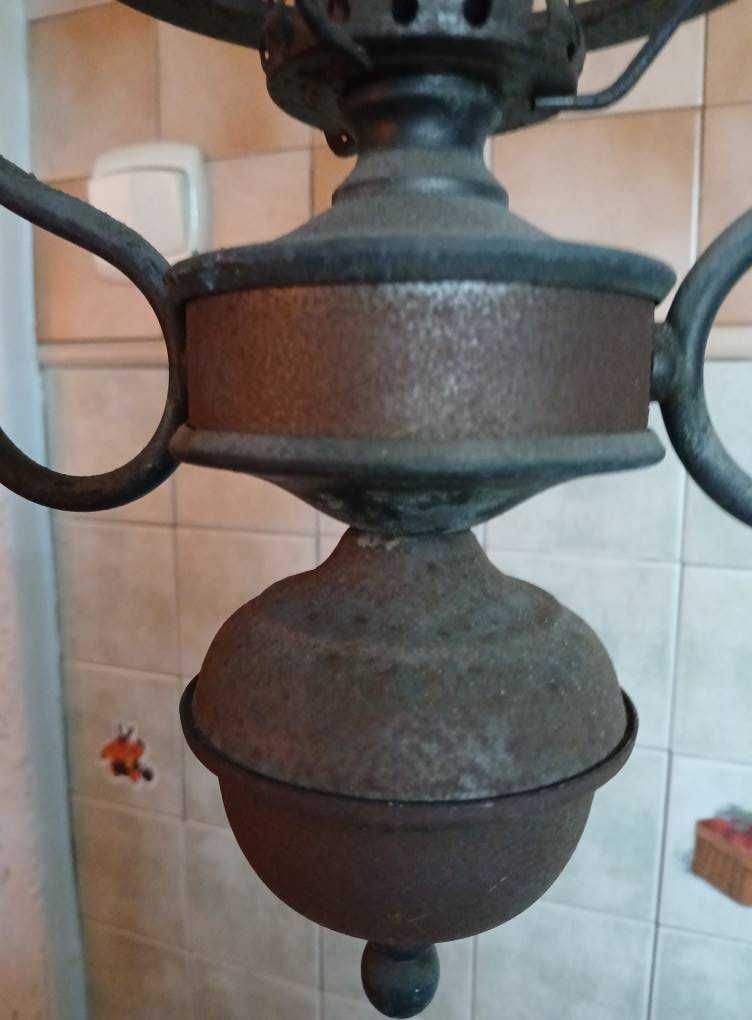 Lampa z epoki do odrestaurowania . Całkowita długość 64 cm.