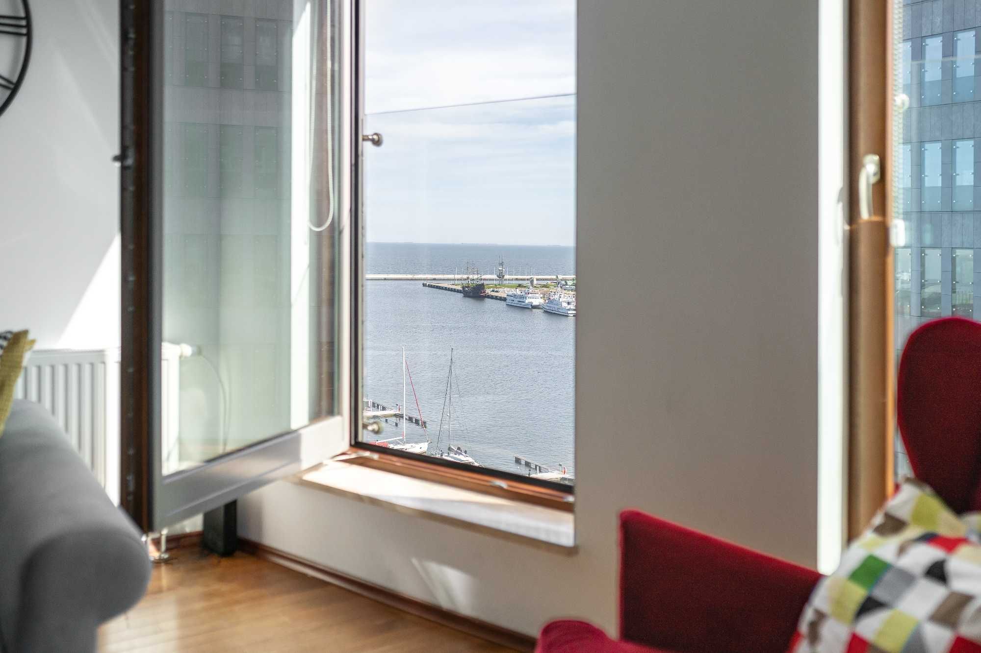 Duży Apartament Sea Towers z widokiem na morze