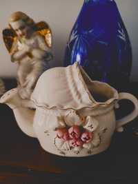 stara konewka porcelana ceramika Vintage art deco