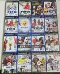 Zestaw gier z serii FIFA na PS2 - polskie wersje językowe.