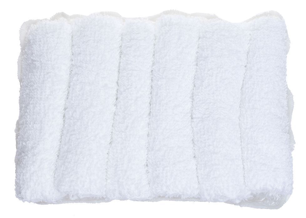 Kpl 6 Ręczników Białych W Koszyku