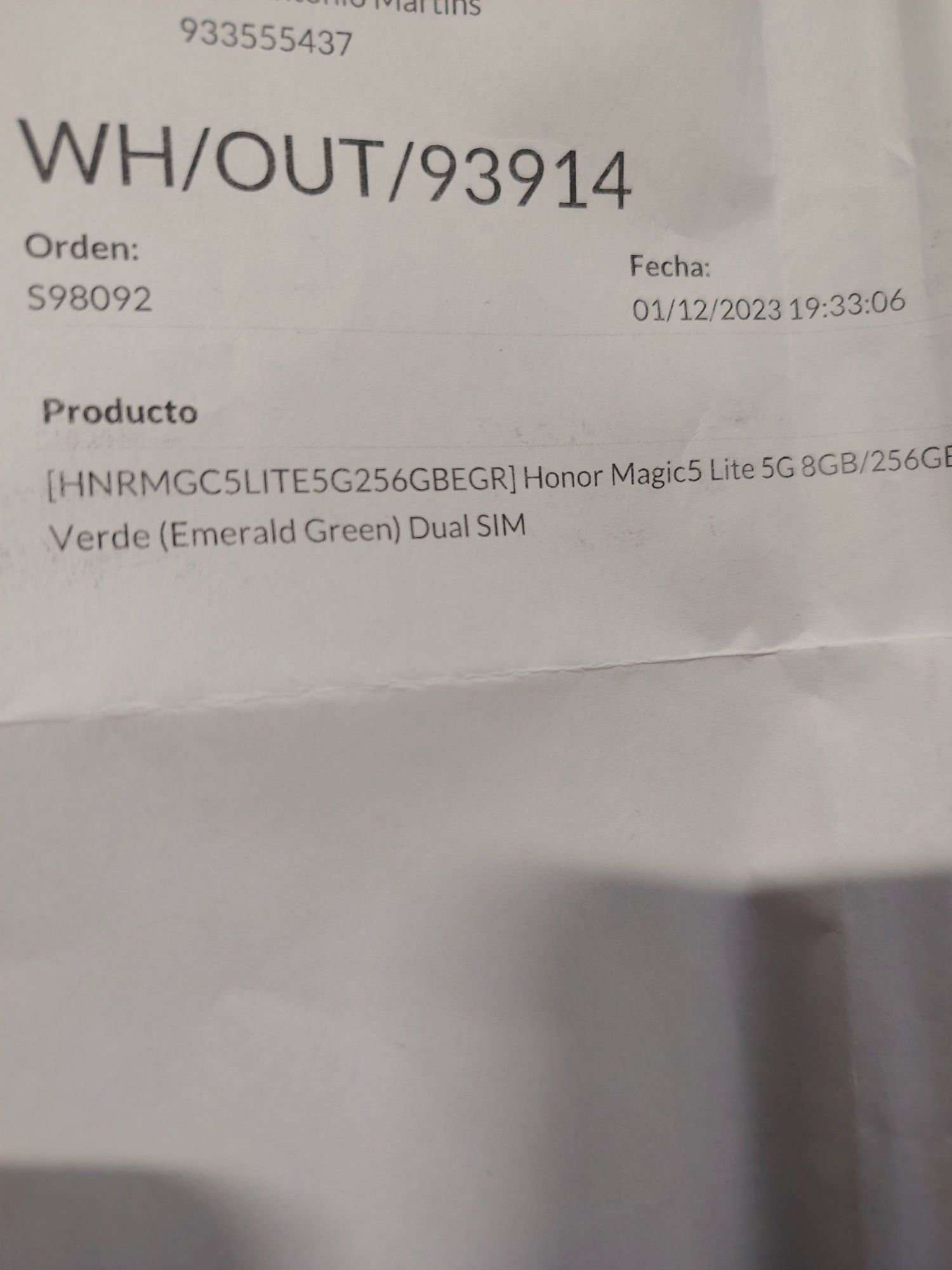 Honor Magic 5 Lite 8Gb/256Gb