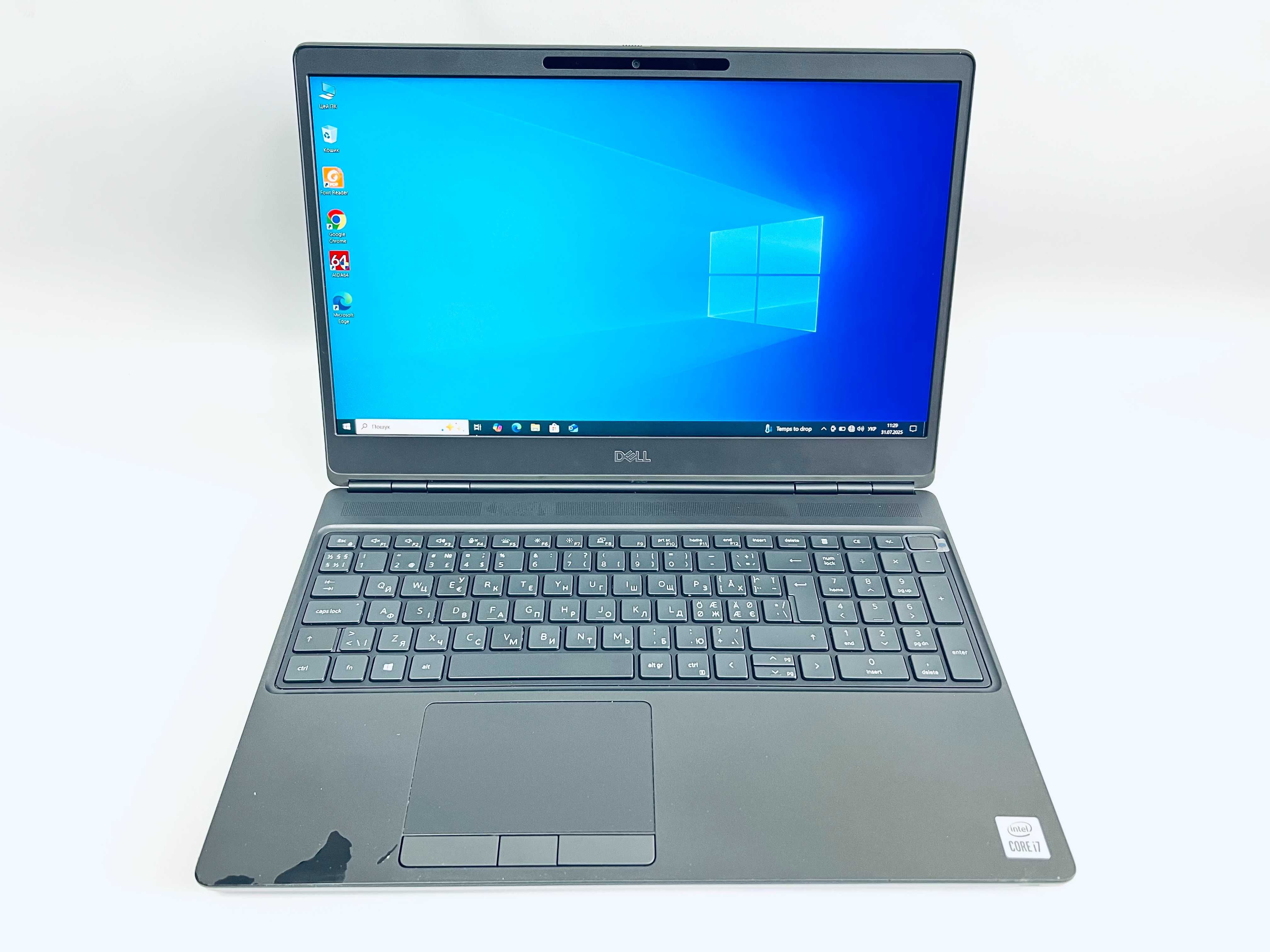 Dell Precision 7550, i7-10875H, 64 gb, 1 TB, NVIDIA RTX 5000 16gb