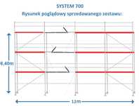 Rusztowanie ramowe- SYSTEM 700-OKAZJA 100m2 najtaniej w całej Polsce