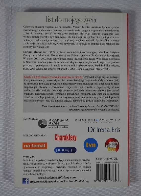 List do mojego życia - Miriam Meckel