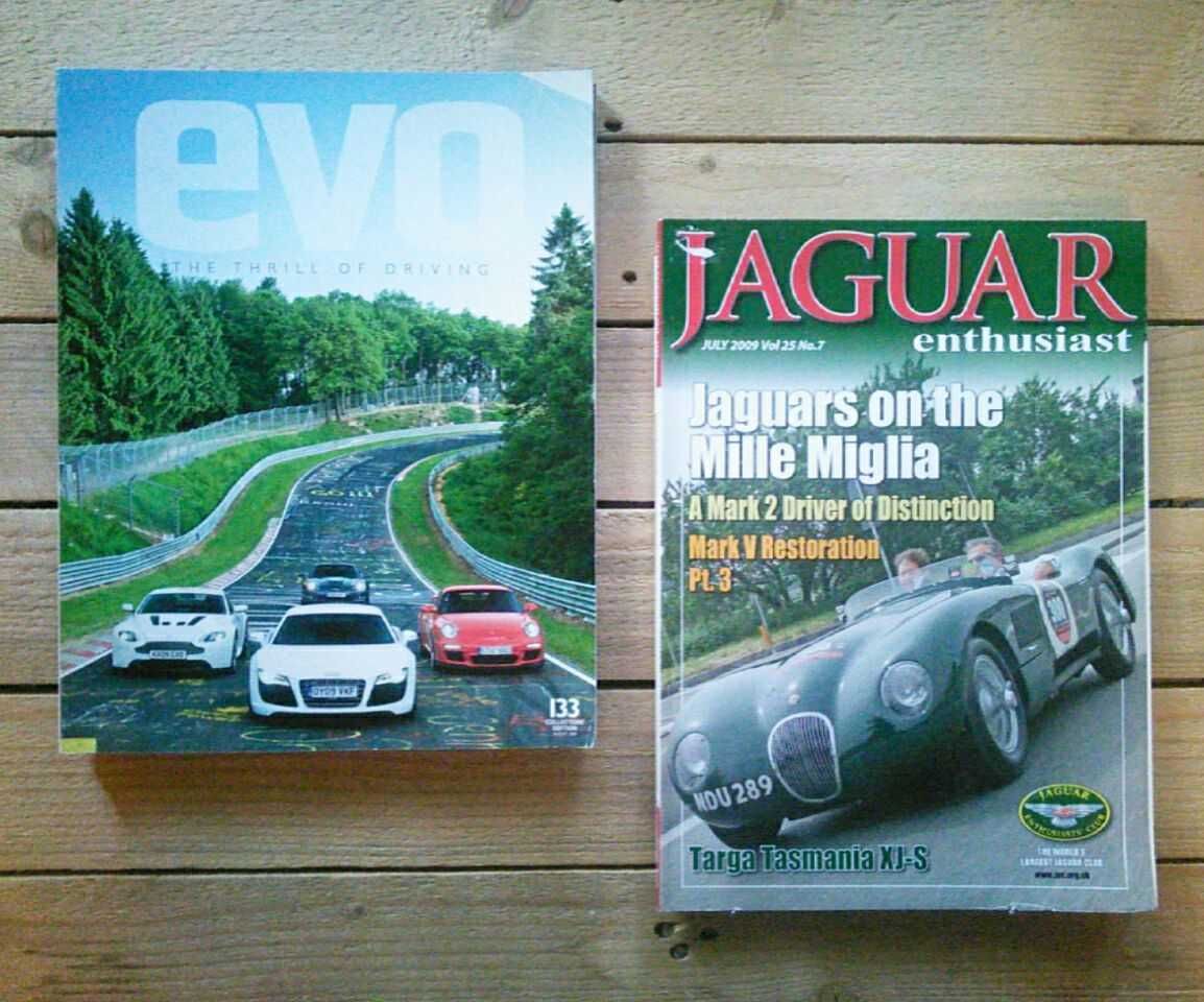 авто-журналы Octane, Evo, Porsche Post, журнал Classic Car, Top Gear