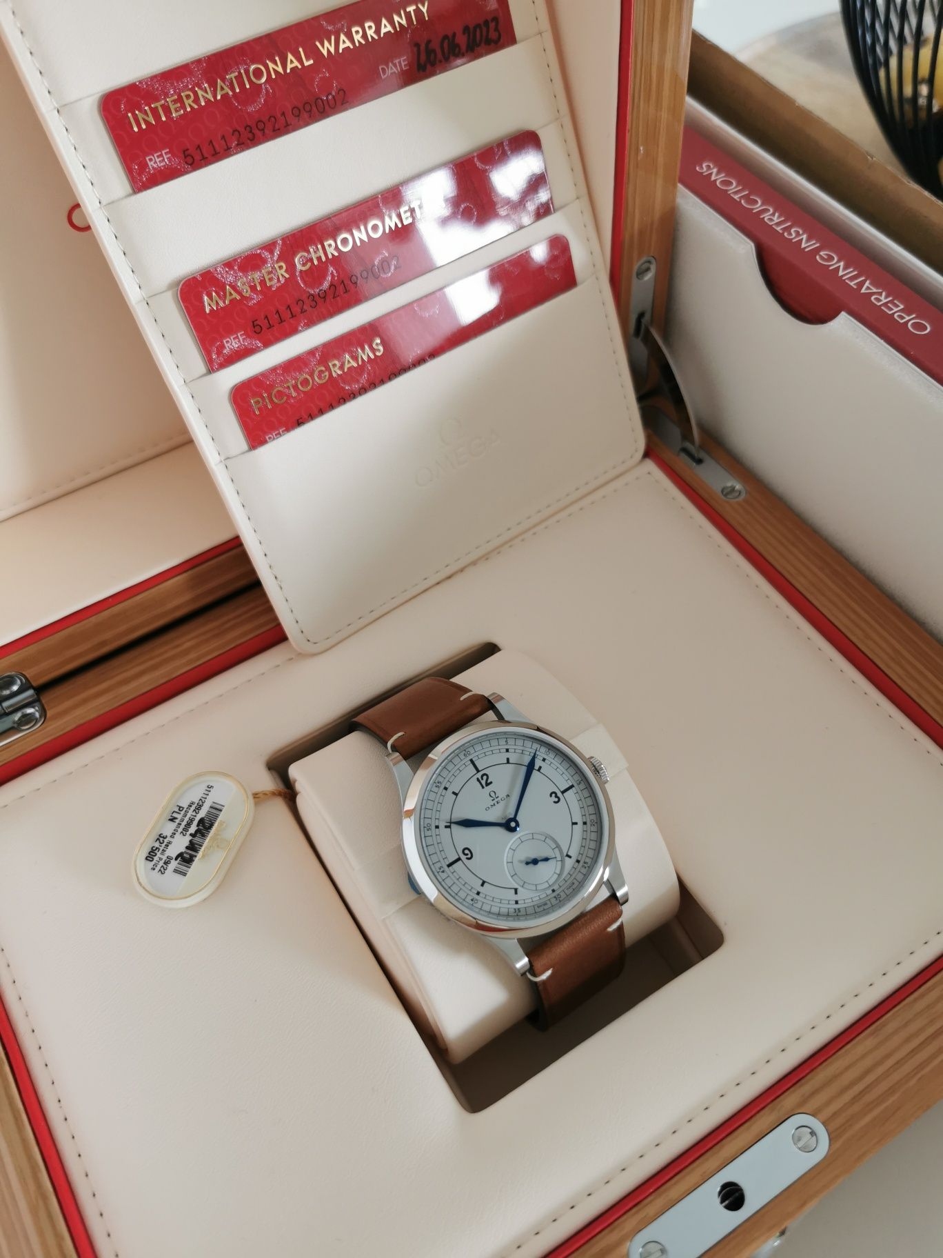 Zegarek Omega Specialities Ck 859 tarcza ze srebra Ag 925 nowy! W.Kruk