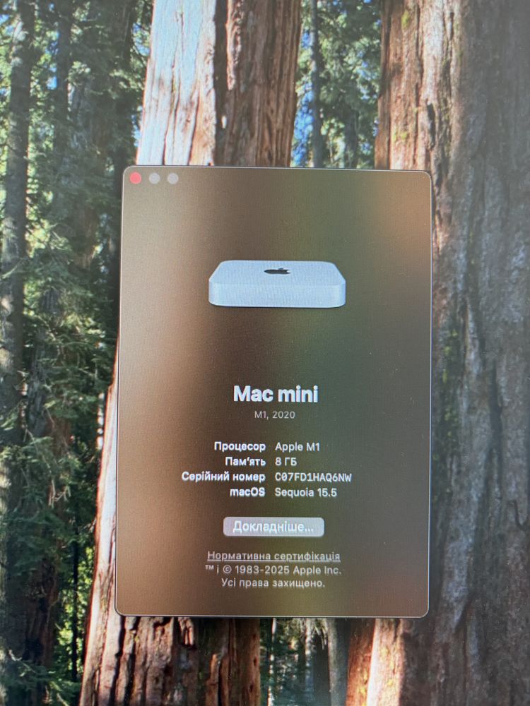 Продам macmini m1 8/512 з монітором Mi
