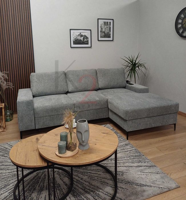 Narożnik PABLO Rogówka Kanapa Rozkładana Funkcja Spania Pojemnik