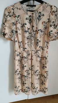 Sukienka Zara Basic w kwiaty S 36