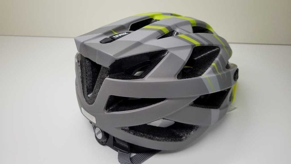 UVEX Air Wing CC grey lime matt Kask Rowerowy rozmiar 56-60cm