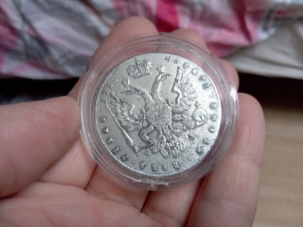 Moneta talar rubul caryca 1727