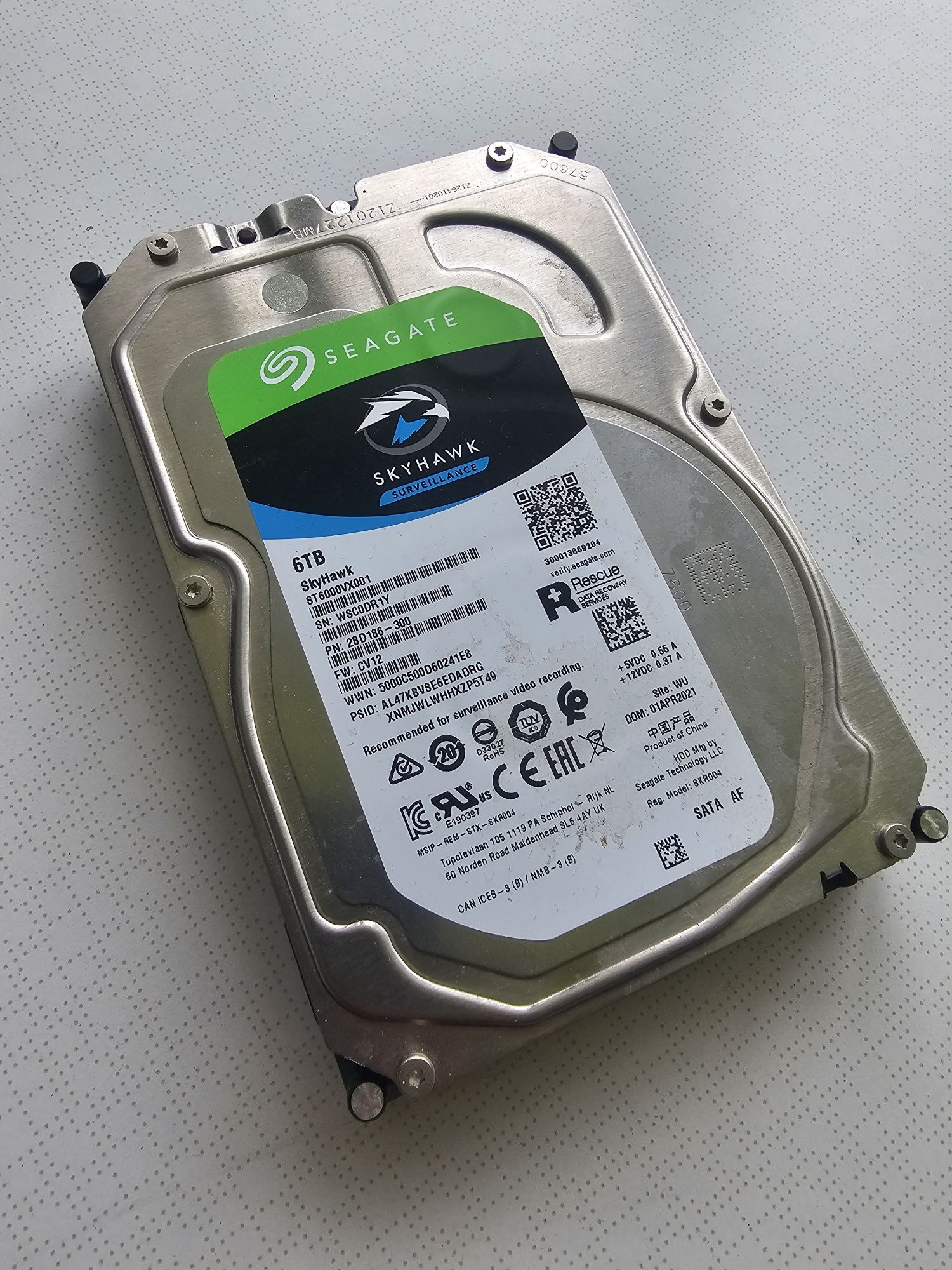 Hdd жорсткий диск WD Seagate 4tb 6tb