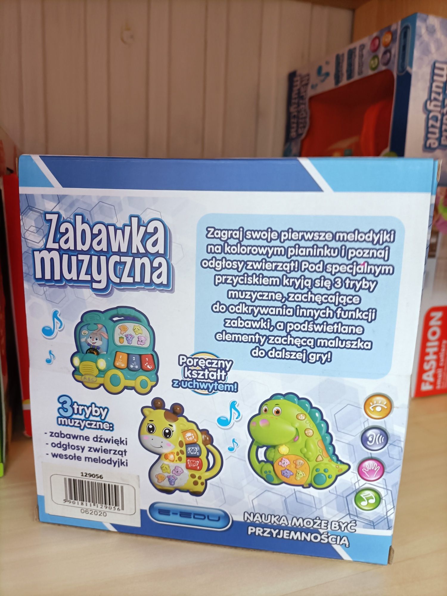 Artyk Zabawka interaktywna muzyczna dinozaur