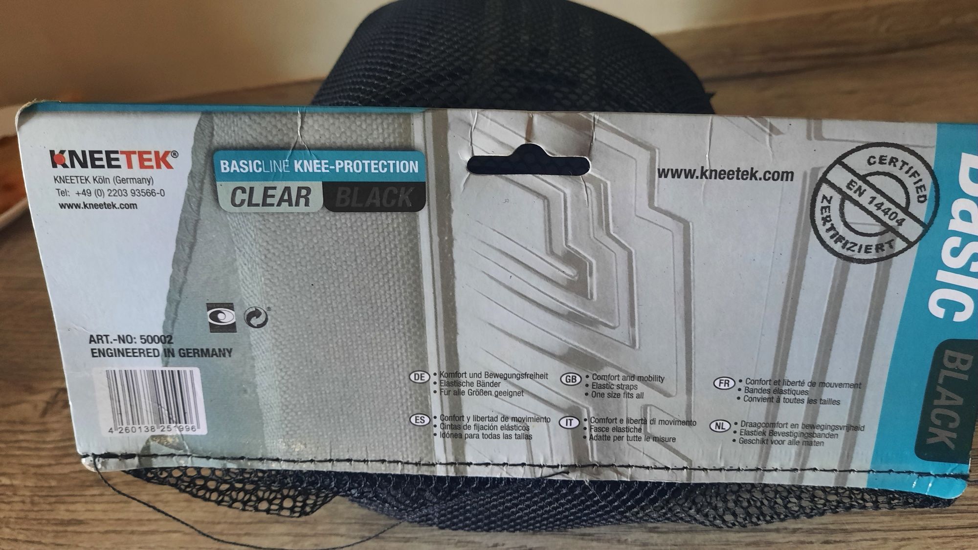 Ekskluzywne  Niemieckie Ochraniacze kolan Kneetek czarne