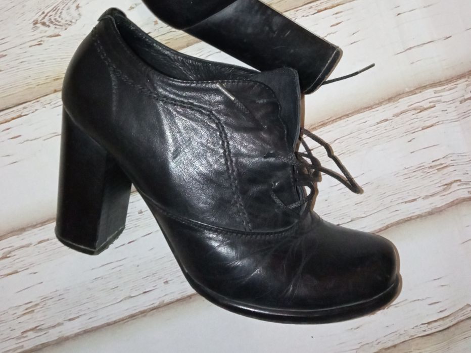 Ботильоны кожаные демисезонные р. 36
