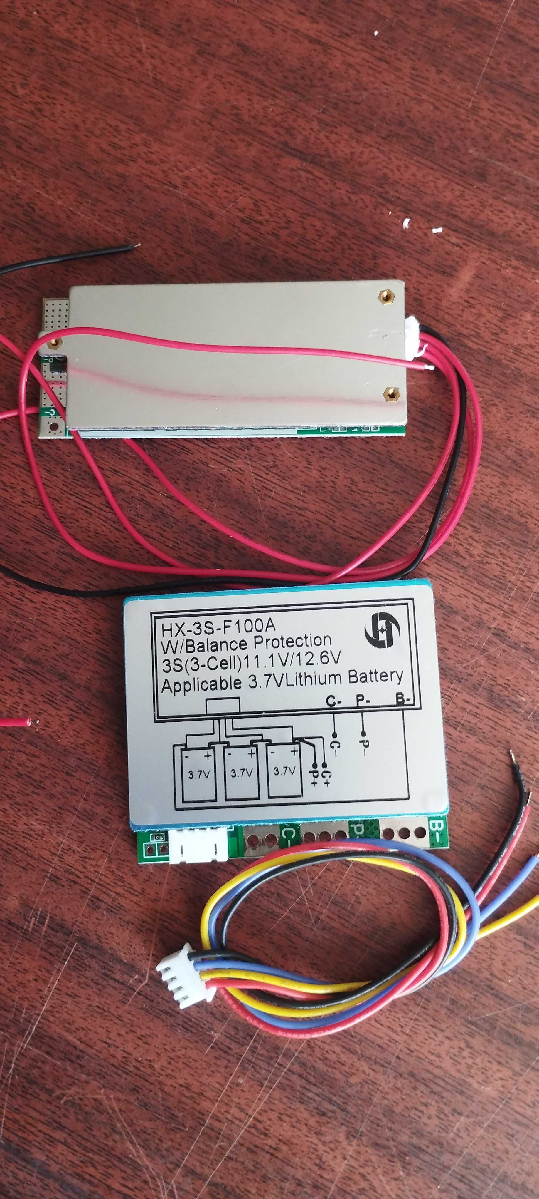 Плата захисту BMS HX 3S F100A Контроллер заряда-розряду liion