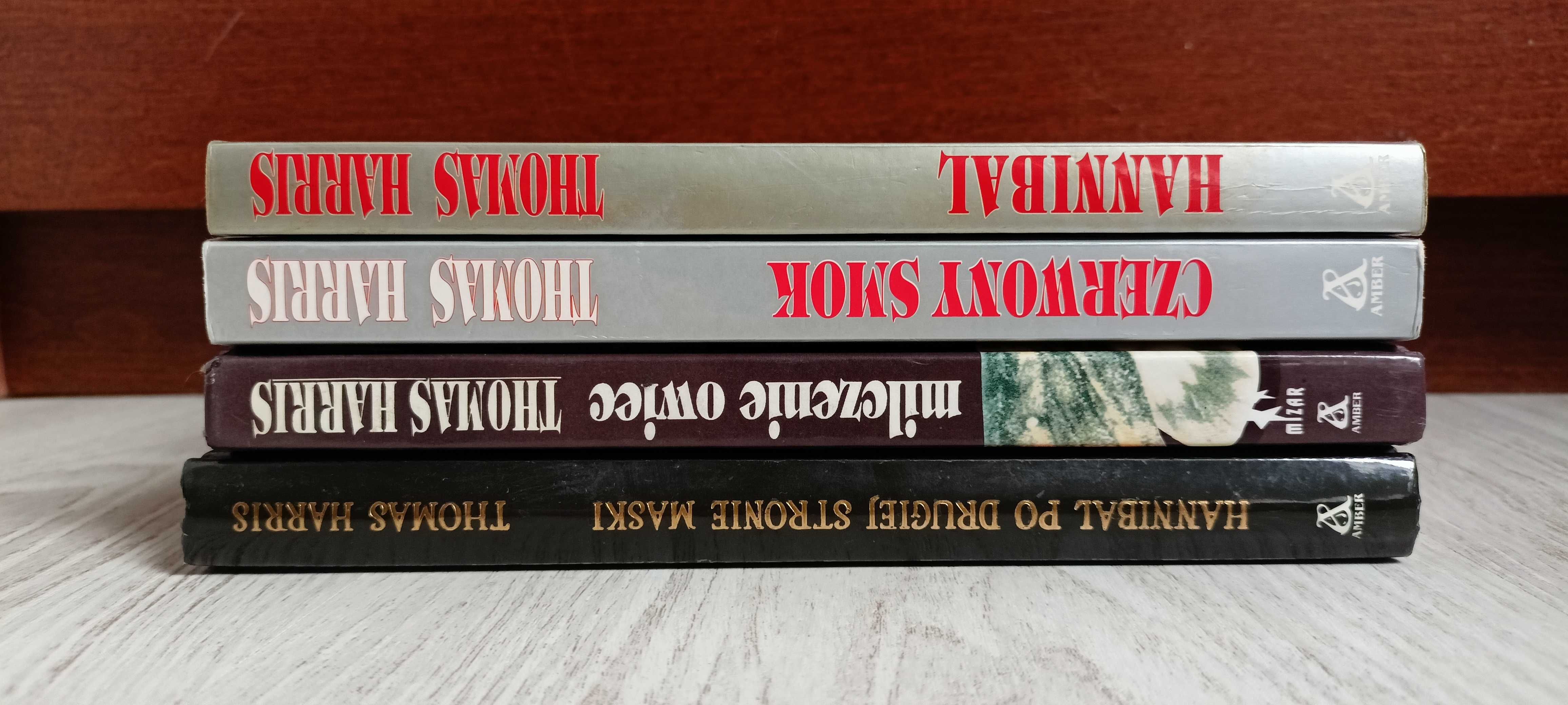 4x Thomas Harris Milczenie owiec Hannibal Po drugiej Czerwony smok
