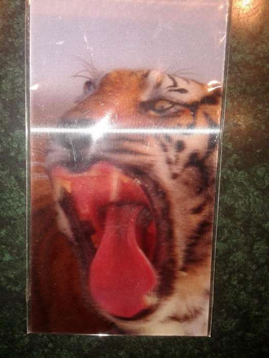 Zakładka do książki Bookmarks 3D tygrys nowa