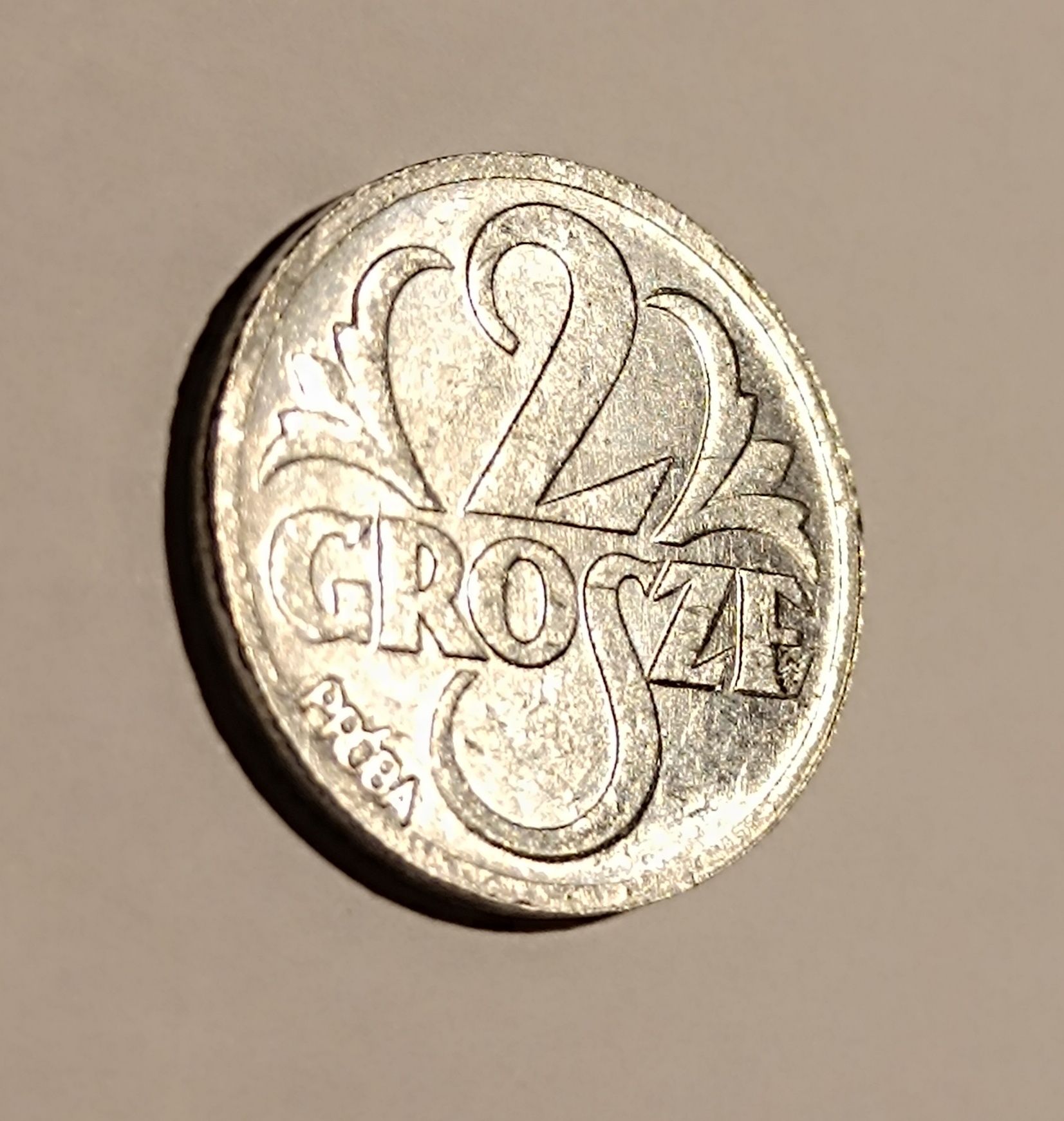 Moneta II RP. 2 grosze 1939, PRÓBA,