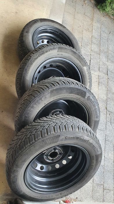 Komplet 4 kół (felgi + opony zimowe) 185/65 R15 88T