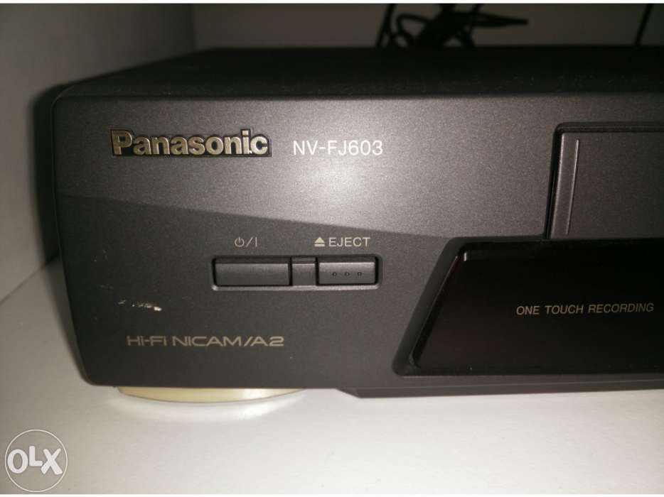 Video - panasonic vga impecável de cassetes