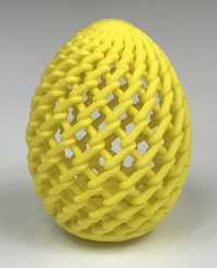 Jajo jajko pudełko na cukierki ozdoba wielkanocna - żółte