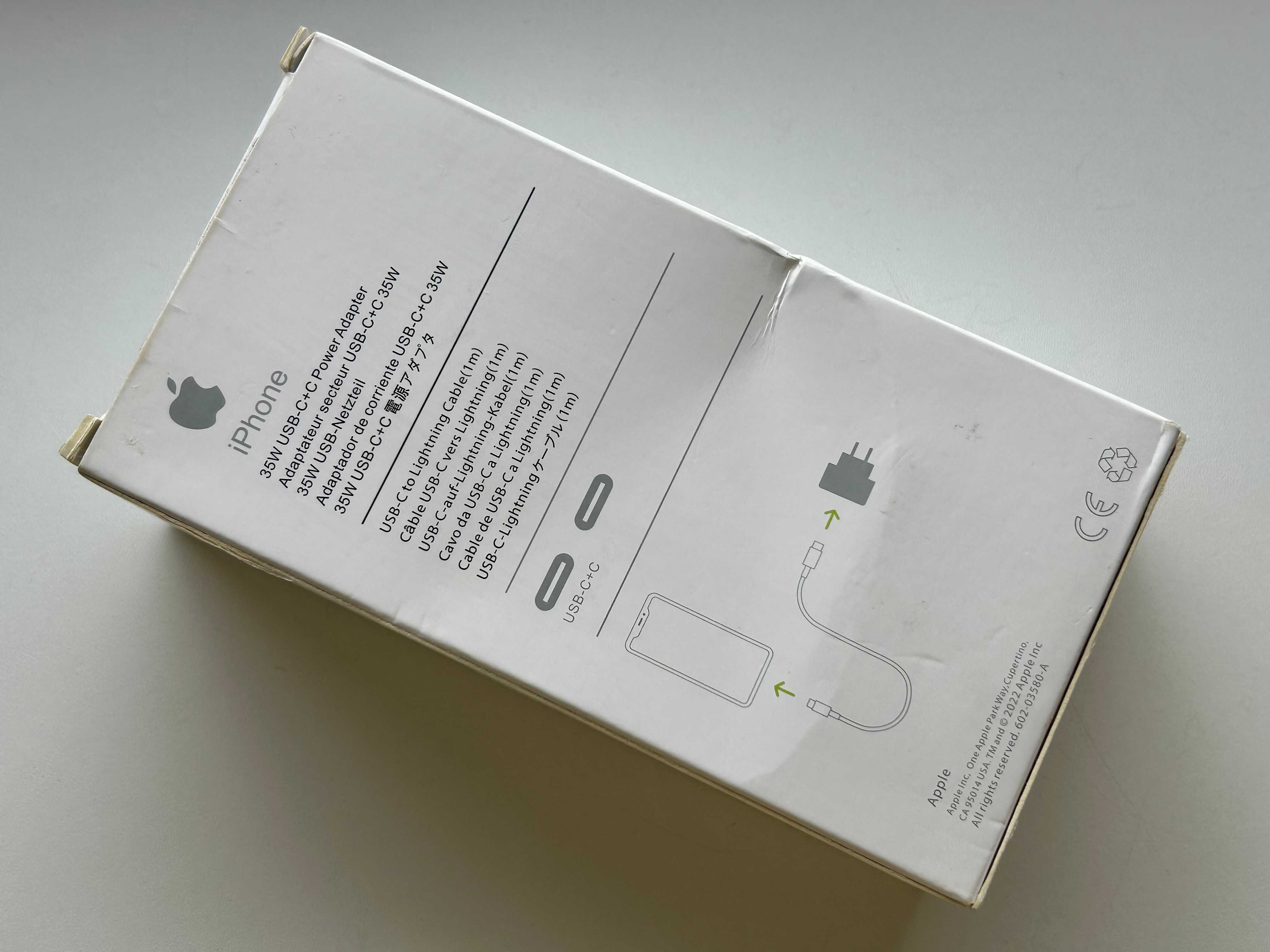 ŁADOWARKA APPLE SZYBKI I MOCNY Oryginał 35W fabrycznie zapakowana !!