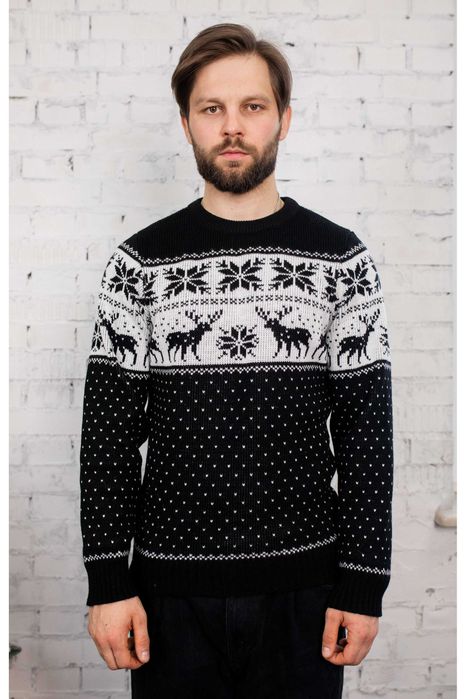 Новорічні светри 2025, Вовняні, теплі, якісні, Українська в’язка