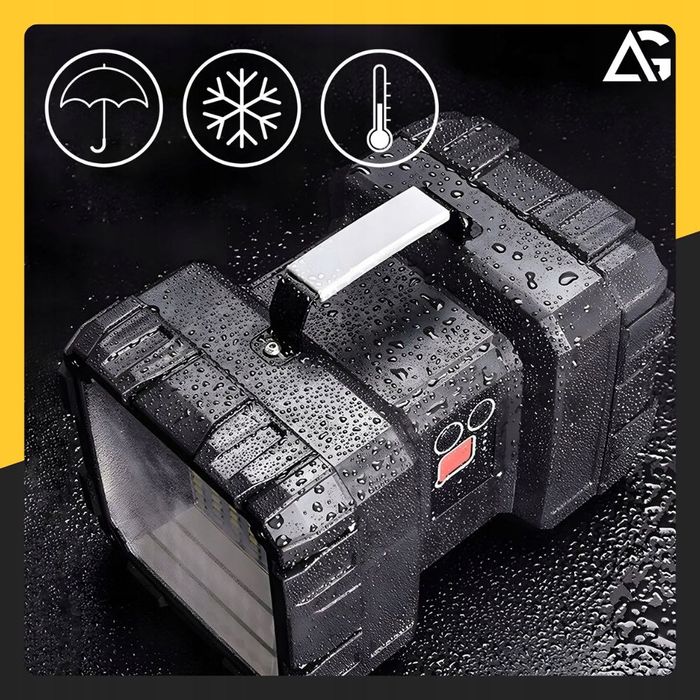 LATARKA LED Akumulatorowa Mocna Szperacz 7 TRYBÓW Powerbank CREE